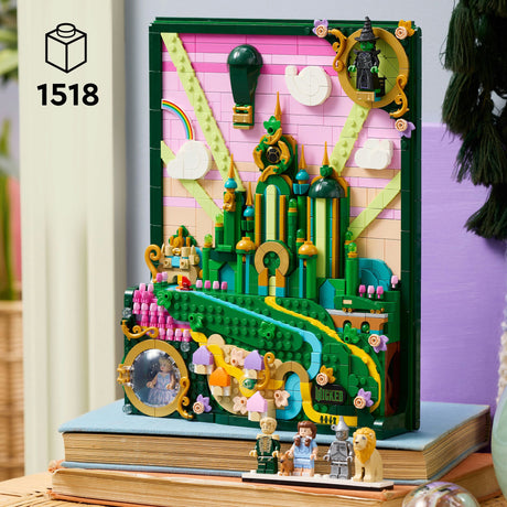 Lego - grafika ścienna ze szmaragdowym miastem - niegodziwy - 75685