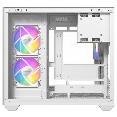 Obudowa midi tower Antec cx800 argb (biała | 2x usb-a | szkło hartowane)