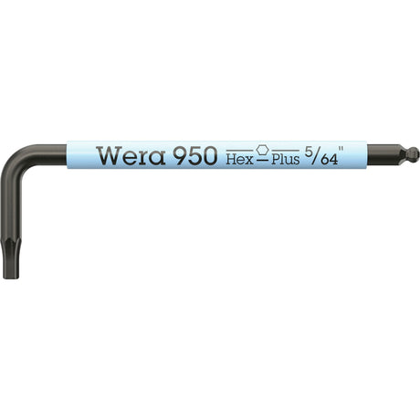 Wera 950 9 wielokolorowy zestaw 3 kluczy trzpieniowych hex-plus, blacklaser (czarny, 9 szt.)