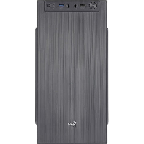 Obudowa mini tower Aerocool CS-108 (czarna | 2x USB-A)