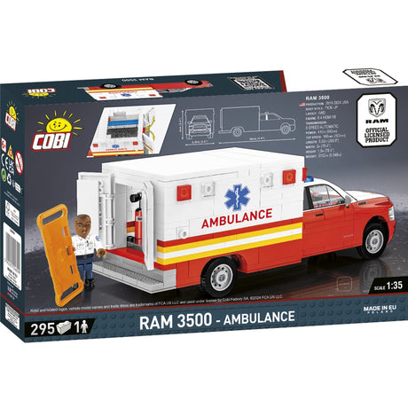 Cobi ram 3500 - ambulance constructiespeelgoed (schaal 1:35)