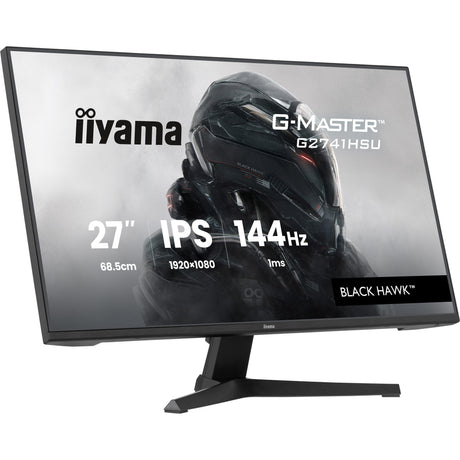 Monitor do gier Iiyama G-Master Black Hawk G2741HSU-B1 27 (czarny, HDMI, Display Port, 2x USB-A, USB-B, 144 Hz)