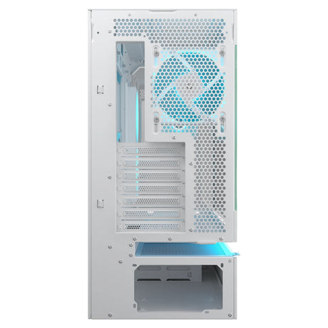 Obudowa midi tower Cougar cfv235 (biała | 2x USB-A | 1x USB-C | RGB | szkło hartowane)