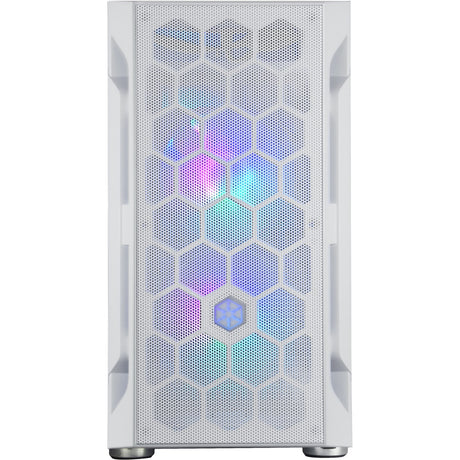 Obudowa midi tower Silverstone fara h1m pro (biała | 3x USB-A | RGB | okienko)