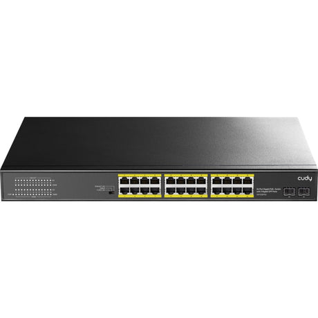 Przełącznik Cudy 24-Gbe poe+ z 2 portami uplink sfp (czarny)