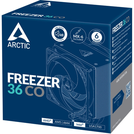 Chłodnica procesora Arctic Zamrażarka 36 co (aluminium, 4-pinowe PWM)
