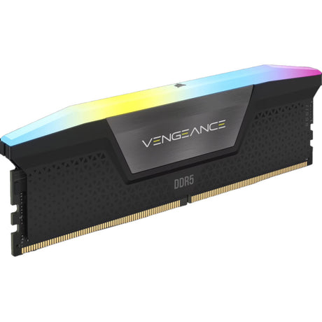 Corsair vengeance rgb 32 gb ddr5-6000 (2x 16 gb) werkgeheugen (zwart, cmh32gx5m2d6000z38, expo)