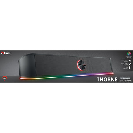 Trust GXT 619 Thorne RGB podświetlany soundbar (czarny, RGB LED)