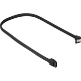 Kabel Sharkoon sata iii z rękawem 90° (czarny, 0,6 m)