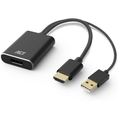 Możliwość podłączenia adaptera HDMI do Displayport, 4k przy 60 Hz (czarny)
