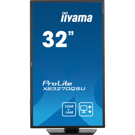 Monitor Iiyama prolite xb3270qsu-b1 31.5 (czarny, HDMI, display port, 3x USB-A, USB-B)