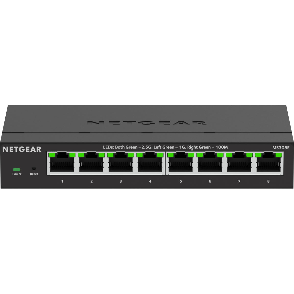 8-portowy przełącznik Multi-Gigbit Ethernet Plus Netgear 2,5G (MS