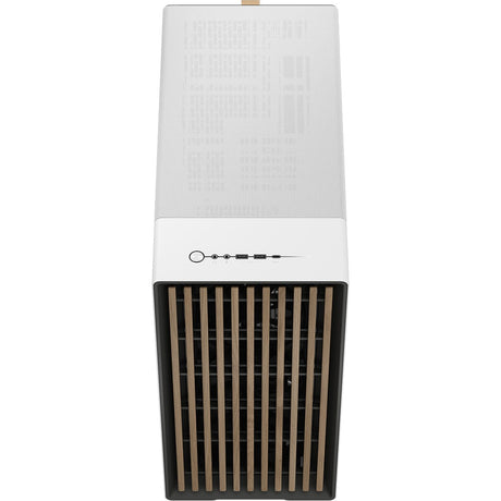 Obudowa Midi Tower o konstrukcji fraktalnej North XL (biały kolor drewna | 2x USB-A | 1x USB-C | szkło hartowane)