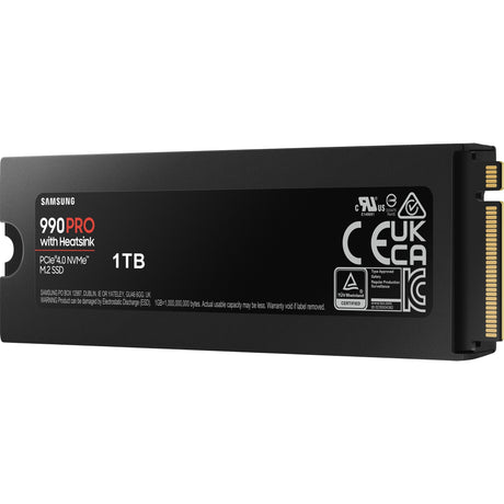 Radiator Samsung 990 pro SSD 1 TB (PCIe 4.0 x4, NVMe 2, M.2 2280, diody LED RGB)