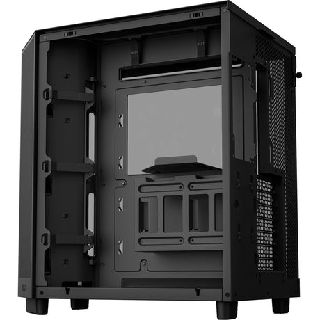 Obudowa midi tower Nzxt h6 flow rgb (czarna | 2x usb-a | 1x usb-c | rgb | szkło hartowane)