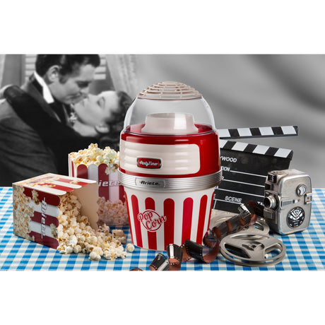 Maszyna do popcornu Ariete Party Time Pop Corn XL 2957 00 (czerwony biały)