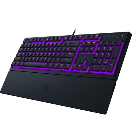 Klawiatura do gier Razer Ornata V3 x Low Profile RGB (czarna, układ US (QWERTY), membrana, 100%)