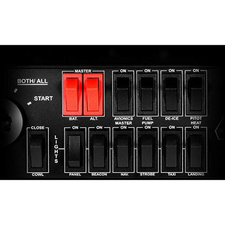 Logitech G Saitek Pro Panel przełączników lotu Panel przyrządów (czarny, PC)