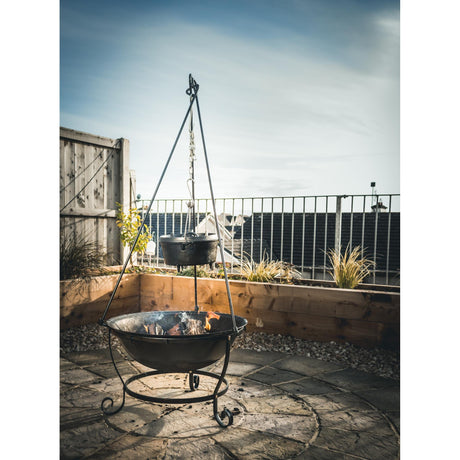 Patelnia do gotowania The Windmill Dutch Oven 4,5 qt (czarna, ø 25,5 cm | 3,8 litra)
