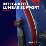 Fotel gamingowy Trust GXT 721SM Ruya Pro Superman (niebieski czerwony)
