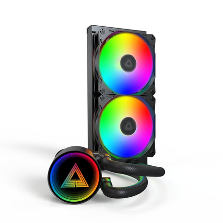 Chłodzenie wodne Montech Lightflow argb 240 (czarne)