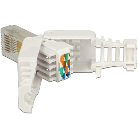 Delock wtyk rj45 kat.5e utp beznarzędziowy wtyk (biały, 2 sztuki)