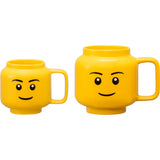 Kubek ceramiczny lego Room Copenhagen - chłopiec, duży (żółty)