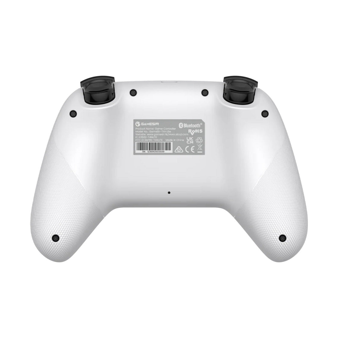 Wieloplatformowy kontroler Gamesir Nova Lite (biały, PC, Steam, Android, iOS, Switch, Bluetooth 2,4 GHz USB)