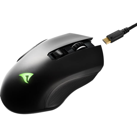 Mysz do gier Sharkoon Skiller sgm30w (czarna, 600 - 6000 dpi, rgb, 2,4 GHz USB)