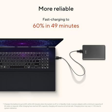 Asus vivobook 18 m1807ga-s8004w 18 laptop (blauw | ryzen ai 7 445 | radeon 840m | 32 gb | 1 tb ssd)