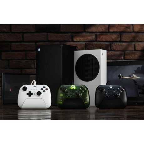 Kontroler 8bitdo Ultimate z 3 trybami dla konsoli Xbox (zielony przezroczysty, Xbox Series x|s, Xbox One, PC, Bluetooth USB-C 2,4 GHz)