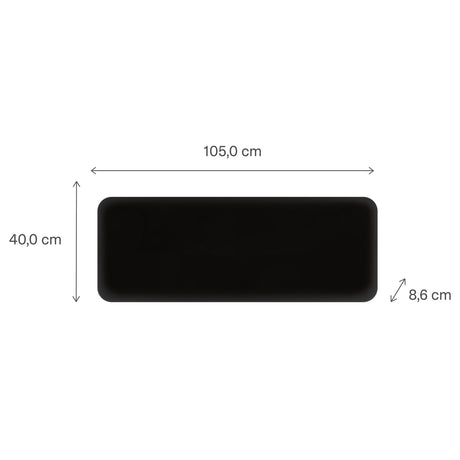 Grzejnik panelowy Wi-Fi ze stali młynowej pa1300wifi4 czarny, konwektor 1300 W (czarny, Wi-Fi 2,4 GHz (WiFi 6), Bluetooth 5.2, Zigbee 3.0 + aplikacja)
