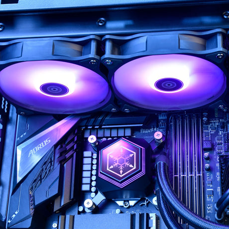 Chłodzenie wodne Silverstone sst-pf240-argb-v2 (czarny, w zestawie kontroler RGB)