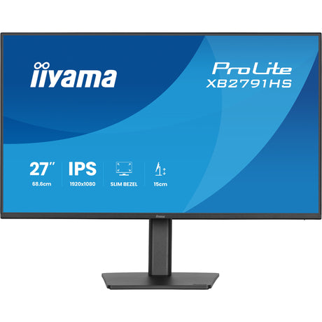Monitor Iiyama prolite xb2791hs-b1 27 (czarny (matowy), 120 hz, hdmi, displayport, audio)