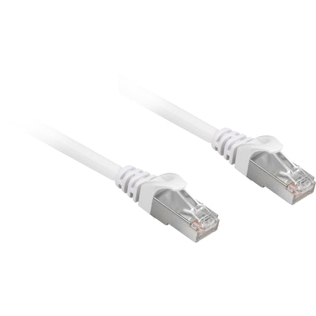 Kabel krosowy Sharkoon SFTP, RJ-45 kat. 6a (biały, 1,5 m, bezhalogenowy)