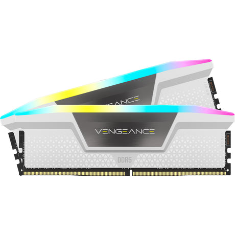 Corsair Vengeance RGB 32 GB DDR5-6000 (2x 16 GB) RAM (biały, cmh32gx5m2b6000z30w, xmp, expo)
