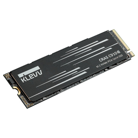 Klevv cras c910g 2 tb ssd (czarny, k02tbm2sp0-10g, pcie gen 4.0 x4, nvme 2.0)