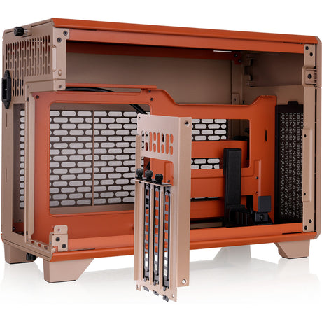 Obudowa mini tower Thermaltake tr100 żwirowo-piaskowa (jasnobrązowy | 2x USB-A | 1x USB-C)