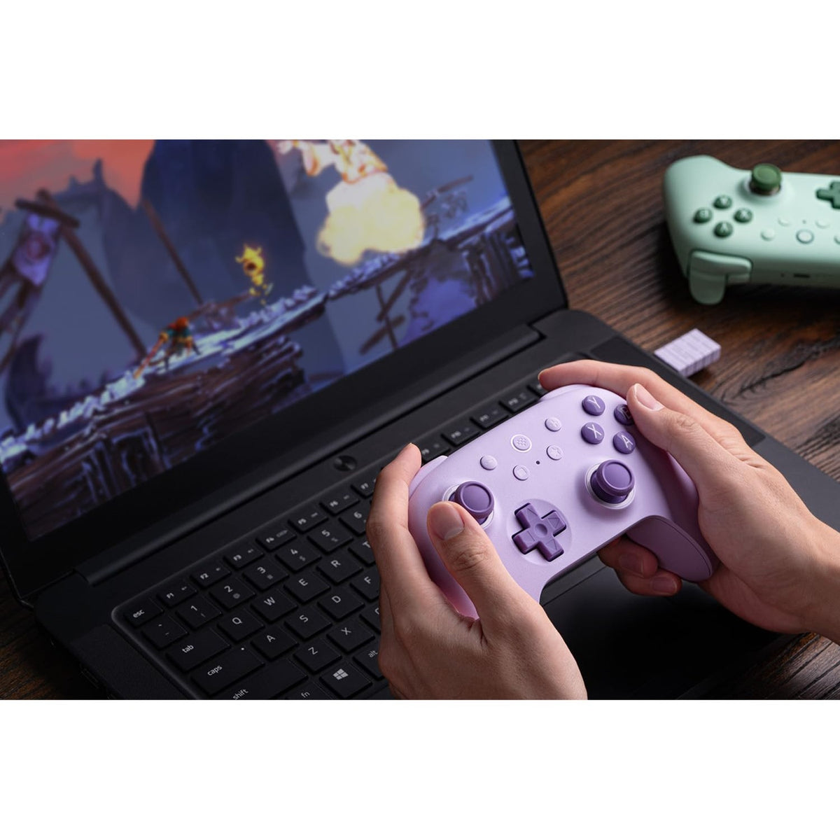 Bezprzewodowy gamepad 8bitdo Ultimate 2c (liliowy)