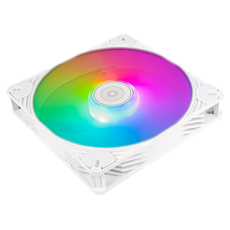 Wentylator obudowy Silverstone Shark Force 140 argb (biały, 140 x 140 x 25 mm, pwm, 4-1 pin argb (led 5 V))