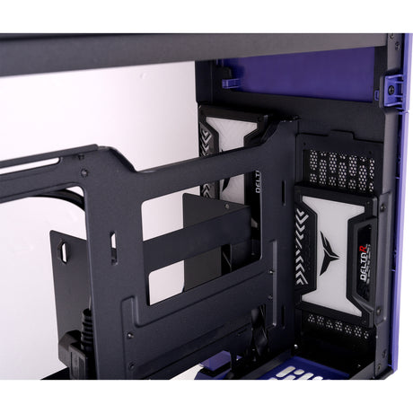 Obudowa mini tower Thermaltake tr100 future dusk (fioletowa | 2x USB-A | 1x USB-C)