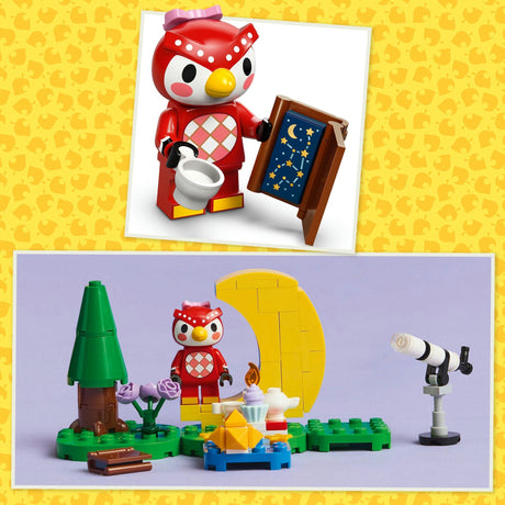 Lego Animal Crossing obserwując gwiazdy z Celeste - 77053