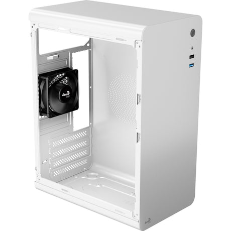 Obudowa mini tower Aerocool CS110 (biała | 2x USB-A)