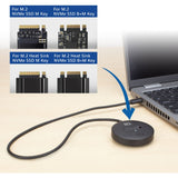 Act Connectivity Stacja dokująca M.2 NVMe PCIe SSD, USB-C 3.2 Gen2 (czarna)
