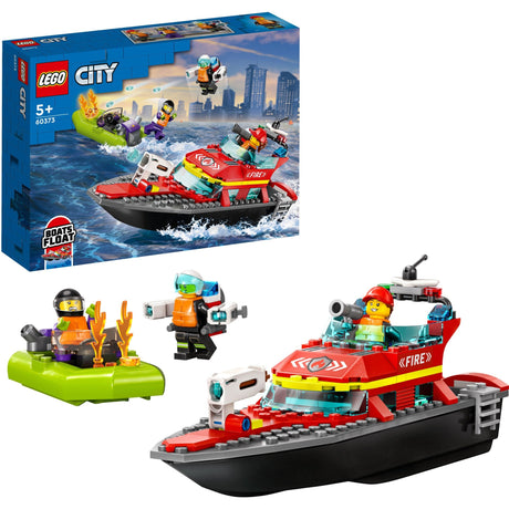 Lego City – strażacka łódź ratunkowa dla dzieci – 60373