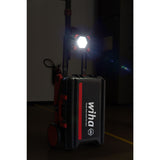 Lampa budowlana akumulatorowa Wiha 30W (czarno-czerwona, 750-3000 lm)
