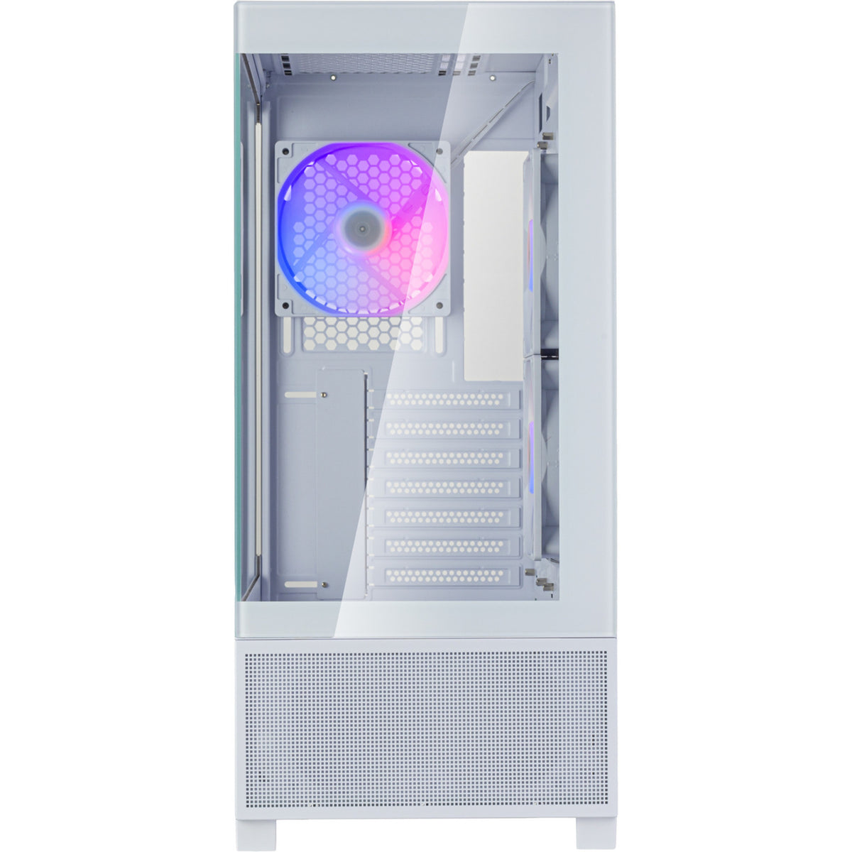 Obudowa mini tower Silverstone lucid 05 (biała | 2x USB-A | 1x USB-C | RGB | szkło hartowane)
