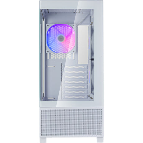 Obudowa mini tower Silverstone lucid 05 (biała | 2x USB-A | 1x USB-C | RGB | szkło hartowane)