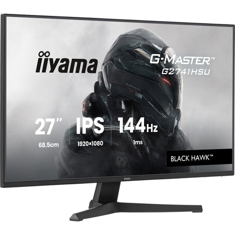 Monitor do gier Iiyama G-Master Black Hawk G2741HSU-B1 27 (czarny, HDMI, Display Port, 2x USB-A, USB-B, 144 Hz)