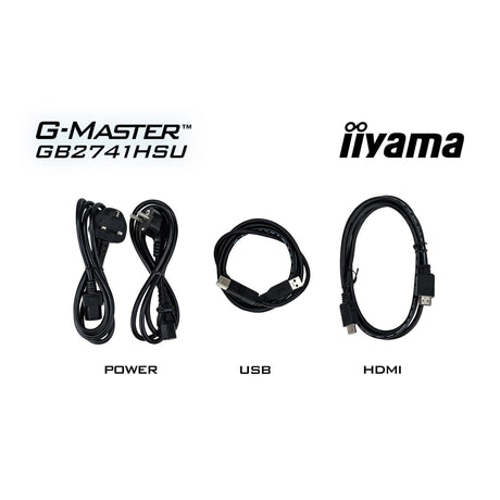 Monitor do gier Iiyama G-Master Black Hawk GB2741HSU-B1 27 (czarny, HDMI, DisplayPort, 2x USB-A, USB-B, 144 Hz)